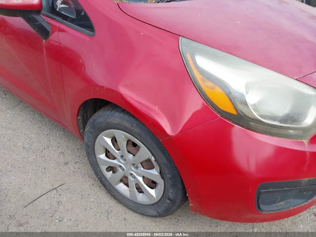 2013 Kia Rio Lx მანქანა იყიდება აუქციონზე, vin: KNADM4A32D6188624, აუქციონის ნომერი: 45285958