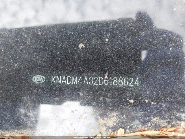 2013 Kia Rio Lx მანქანა იყიდება აუქციონზე, vin: KNADM4A32D6188624, აუქციონის ნომერი: 45285958