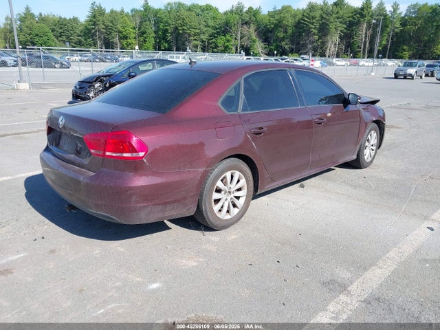 Auction sale of the 2013 Volkswagen Passat 2.5l S, vin: 1VWAP7A33DC037126, lot number: 45286109