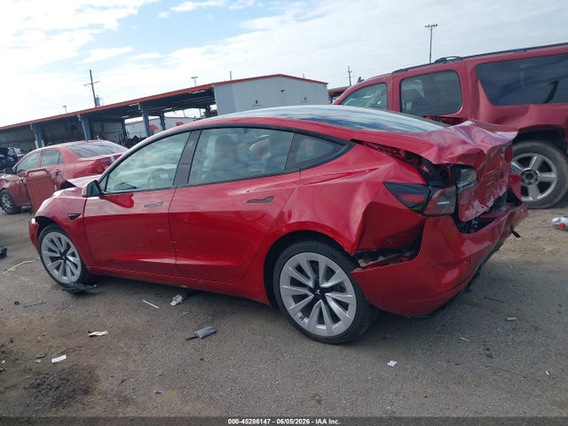 Продажа на аукционе авто 2022 Tesla Model 3 Rear-wheel Drive, vin: 5YJ3E1EA1NF303545, номер лота: 45286147