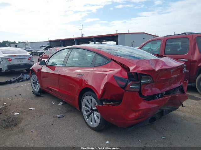 Продажа на аукционе авто 2022 Tesla Model 3 Rear-wheel Drive, vin: 5YJ3E1EA1NF303545, номер лота: 45286147