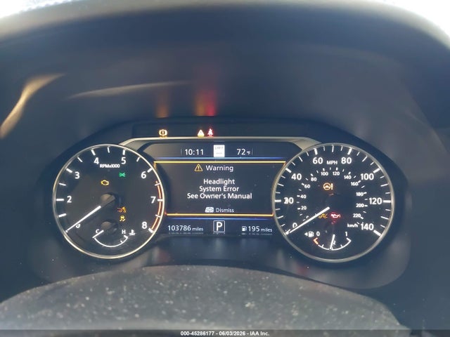 1N4BL4EV4LN302741 Nissan Altima Sl Fwd