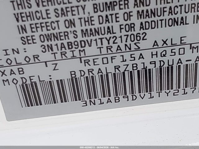 Nissan SENTRA SR 2026 3N1AB9DV1TY217062 Image 9
