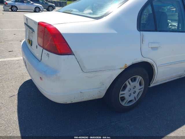 45286292 :رقم المزاد ، 2HGES16552H606984 vin ، 2002 Honda Civic Lx مزاد بيع