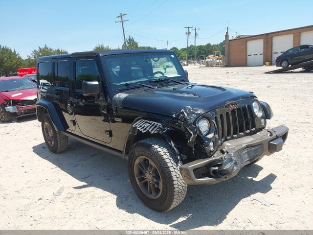 2017 Jeep Wrangler Unlimited 75th Anniversary Edition 4x4 მანქანა იყიდება აუქციონზე, vin: 1C4BJWEG7HL549283, აუქციონის ნომერი: 45286467