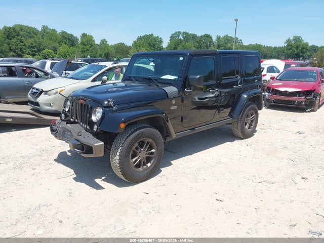 2017 Jeep Wrangler Unlimited 75th Anniversary Edition 4x4 მანქანა იყიდება აუქციონზე, vin: 1C4BJWEG7HL549283, აუქციონის ნომერი: 45286467