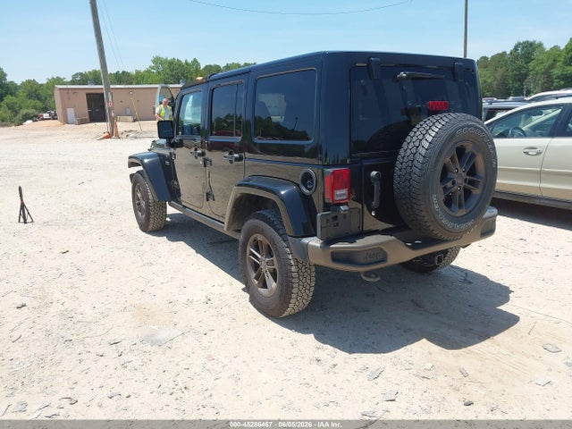 2017 Jeep Wrangler Unlimited 75th Anniversary Edition 4x4 მანქანა იყიდება აუქციონზე, vin: 1C4BJWEG7HL549283, აუქციონის ნომერი: 45286467