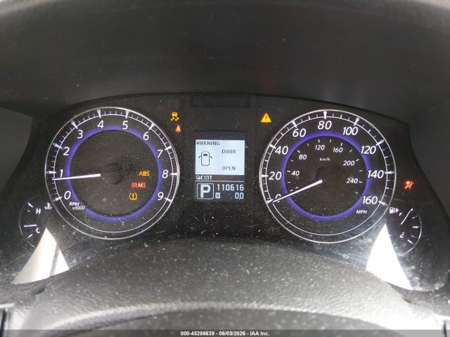 45286639 :رقم المزاد ، JN1BJ0HP5DM430096 vin ، 2013 Infiniti Ex37 Journey مزاد بيع