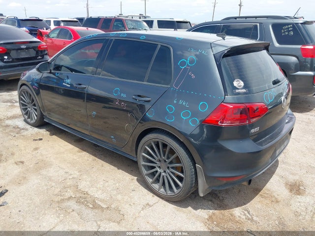 2017 Volkswagen Golf Gti Autobahn 4-door/s 4-door/se 4-door/sport 4-door მანქანა იყიდება აუქციონზე, vin: 3VW5T7AU8HM049475, აუქციონის ნომერი: 45286659