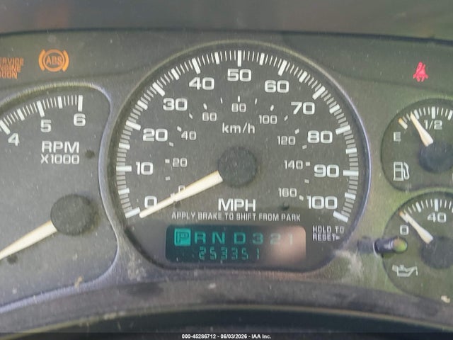 Aukcja sprzedaży 2002 Chevrolet Silverado 1500 Ls, vin: 2GCEC19T421279363, numer aukcji: 45286712