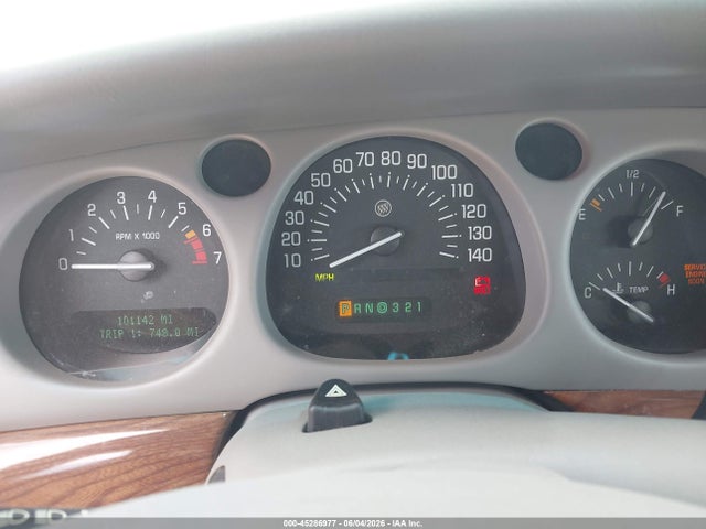 45286977 :رقم المزاد ، 1G4HP54K814295877 vin ، 2001 Buick Lesabre Custom مزاد بيع