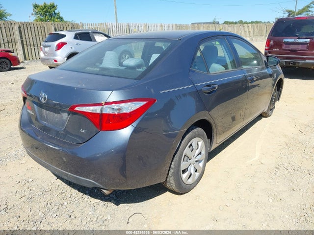 2016 Toyota Corolla Le მანქანა იყიდება აუქციონზე, vin: 2T1BURHE1GC554570, აუქციონის ნომერი: 45286996