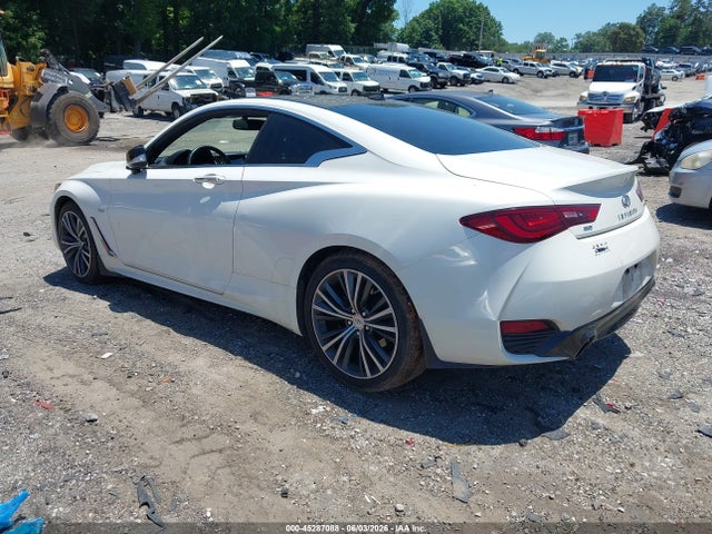 45287088 :رقم المزاد ، JN1EV7EL0HM554326 vin ، 2017 Infiniti Q60 3.0t Premium/3.0t Sport مزاد بيع