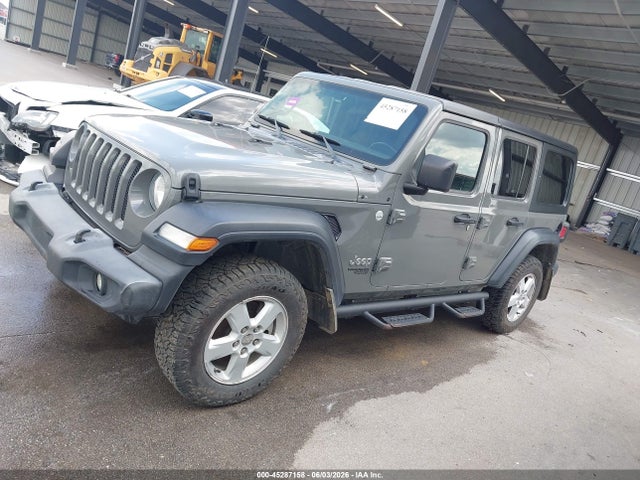 2018 Jeep Wrangler Unlimited Sport S 4x4 მანქანა იყიდება აუქციონზე, vin: 1C4HJXDN1JW197855, აუქციონის ნომერი: 45287158