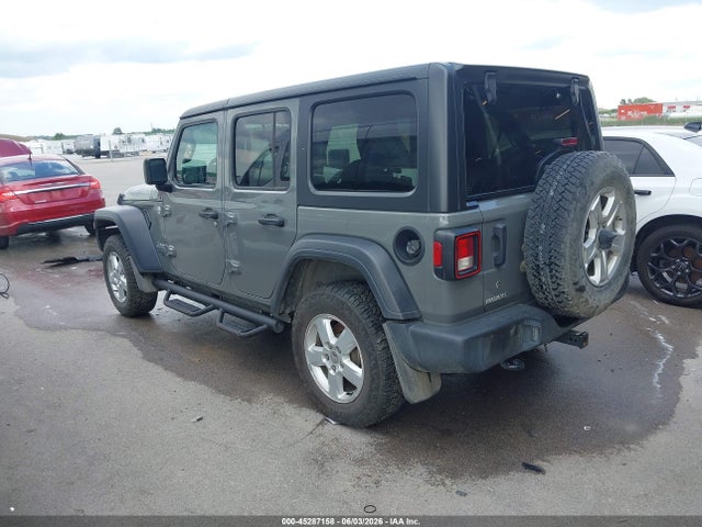 2018 Jeep Wrangler Unlimited Sport S 4x4 მანქანა იყიდება აუქციონზე, vin: 1C4HJXDN1JW197855, აუქციონის ნომერი: 45287158