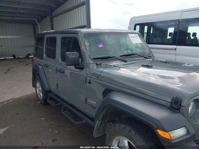 2018 Jeep Wrangler Unlimited Sport S 4x4 მანქანა იყიდება აუქციონზე, vin: 1C4HJXDN1JW197855, აუქციონის ნომერი: 45287158
