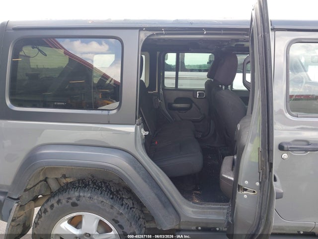 2018 Jeep Wrangler Unlimited Sport S 4x4 მანქანა იყიდება აუქციონზე, vin: 1C4HJXDN1JW197855, აუქციონის ნომერი: 45287158