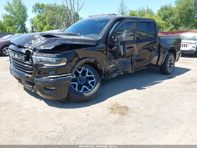 2026 Ram 1500 Laramie  4x4 5'7 Box მანქანა იყიდება აუქციონზე, vin: 1C6SRFJP2TN191593, აუქციონის ნომერი: 45287162