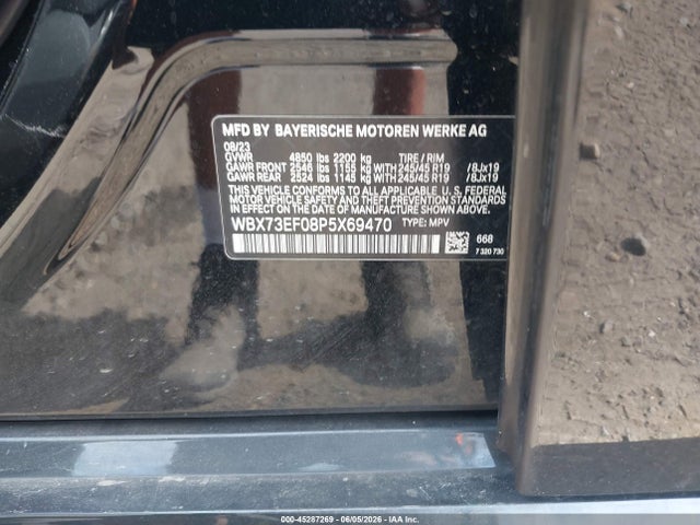 2023 Bmw X1 Xdrive28i მანქანა იყიდება აუქციონზე, vin: WBX73EF08P5X69470, აუქციონის ნომერი: 45287269