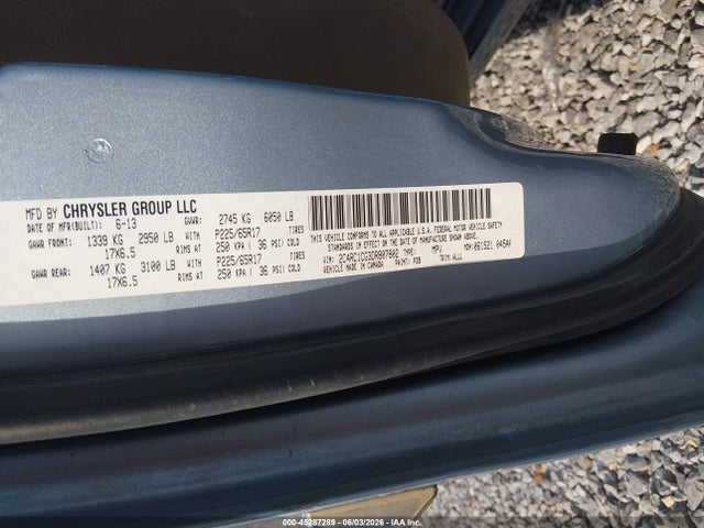 45287289 :رقم المزاد ، 2C4RC1CG3DR807802 vin ، 2013 Chrysler Town & Country Touring-l مزاد بيع