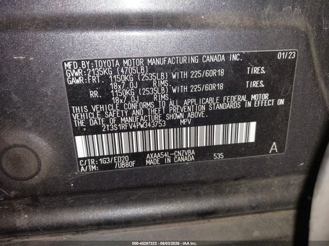Toyota Rav4 Trd Off Road 2023 2T3S1RFV4PW343753 Image 9
