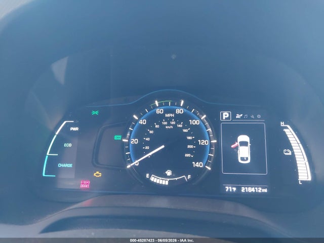 2019 Hyundai Ioniq Hybrid Blue მანქანა იყიდება აუქციონზე, vin: KMHC65LC9KU145222, აუქციონის ნომერი: 45287423