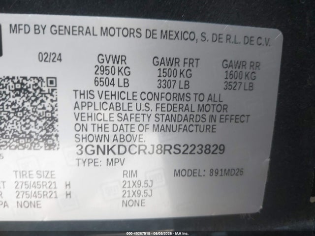 Chevrolet Blazer Ev Eawd Rs 2024 3GNKDCRJ8RS223829 Image 9