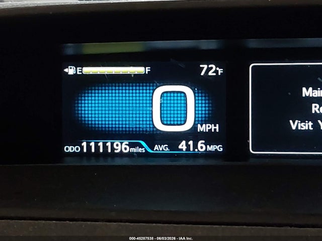 Toyota Prius Two 2016 JTDKBRFU0G3005919 Image 16