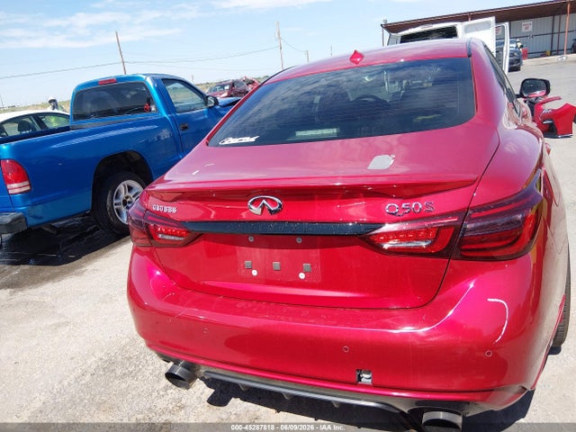 2021 Infiniti Q50 Red Sport 400 მანქანა იყიდება აუქციონზე, vin: JN1FV7DP3MM850184, აუქციონის ნომერი: 45287818