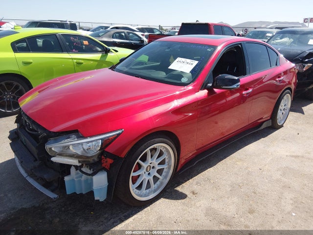2021 Infiniti Q50 Red Sport 400 მანქანა იყიდება აუქციონზე, vin: JN1FV7DP3MM850184, აუქციონის ნომერი: 45287818
