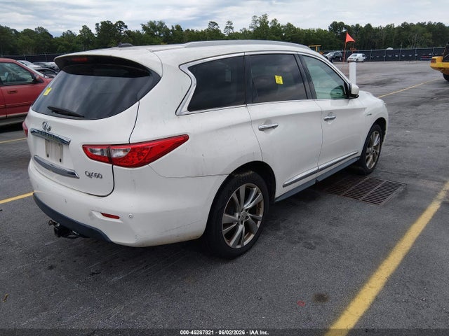 Aukcja sprzedaży 2014 Infiniti Qx60 Hybrid, vin: 5N1CL0MN0EC514376, numer aukcji: 45287821