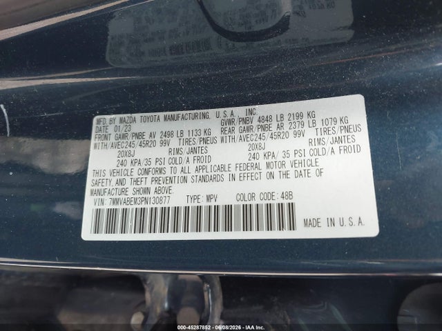 Продаж на аукціоні авто 2023 Mazda Cx-50 2.5 S Premium Plus, vin: 7MMVABEM3PN130877, номер лоту: 45287852