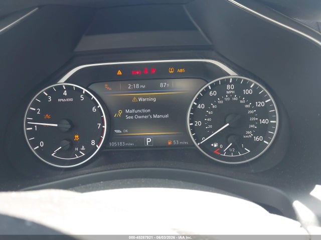 5N1AZ2CJ2LN139818 Nissan Murano Sl Fwd