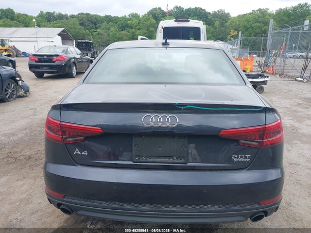 Продажа на аукционе авто 2017 Audi A4 2.0t Premium, vin: WAUENAF40HN025256, номер лота: 45288041