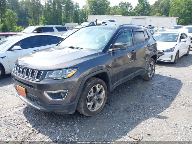 45288247 :رقم المزاد ، 3C4NJDCB0JT299291 vin ، 2018 Jeep Compass Limited 4x4 مزاد بيع