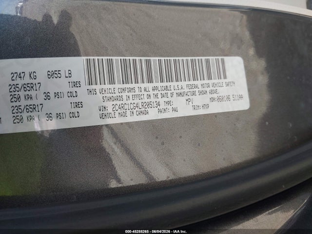 Chrysler Voyager Lx 2020 2C4RC1CG4LR205134 Image 9