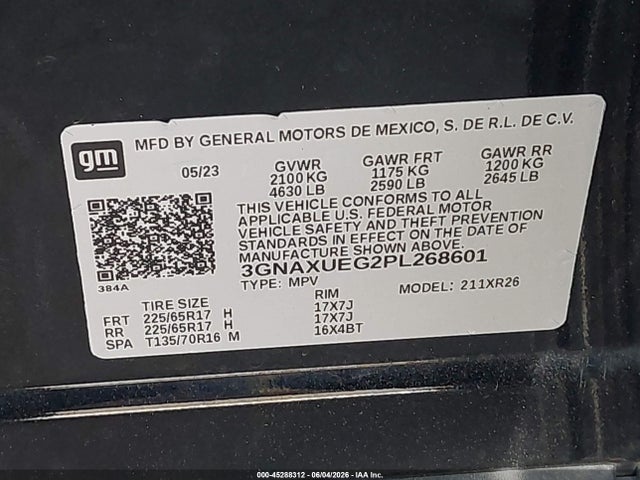 Chevrolet Equinox Awd Lt 2023 3GNAXUEG2PL268601 Image 9