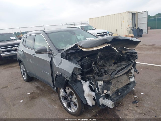 Auction sale of the 2021 Jeep Compass Limited 4x4, vin: 3C4NJDCBXMT574959, lot number: 45288331