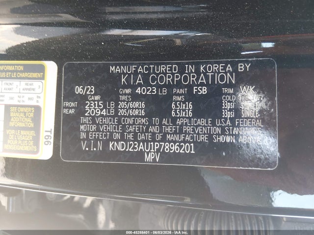 KIA SOUL LX 2023 KNDJ23AU1P7896201 Image 9
