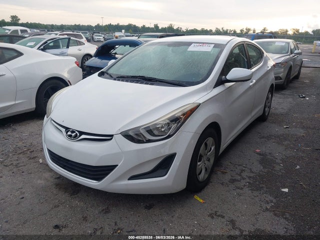 2016 Hyundai Elantra Se მანქანა იყიდება აუქციონზე, vin: 5NPDH4AE5GH712383, აუქციონის ნომერი: 45288538