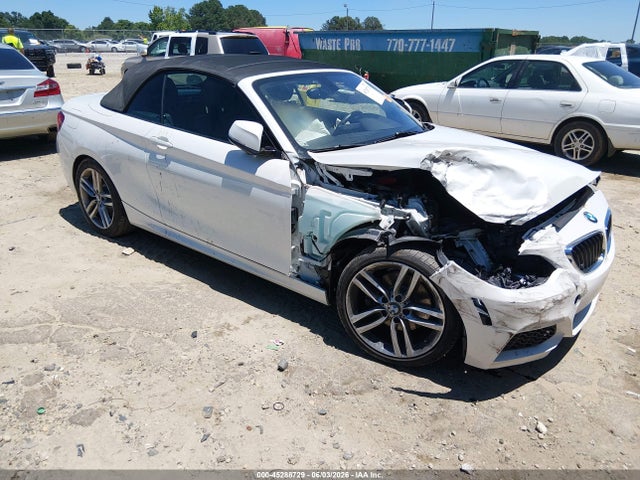 45288729 :رقم المزاد ، WBA1K9C56GV710363 vin ، 2016 Bmw 228i مزاد بيع