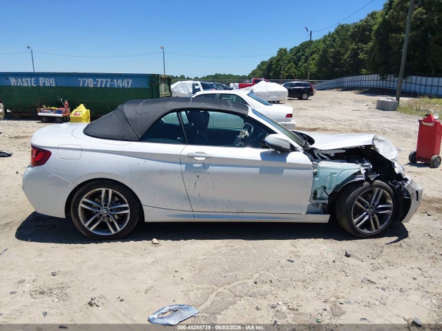 45288729 :رقم المزاد ، WBA1K9C56GV710363 vin ، 2016 Bmw 228i مزاد بيع