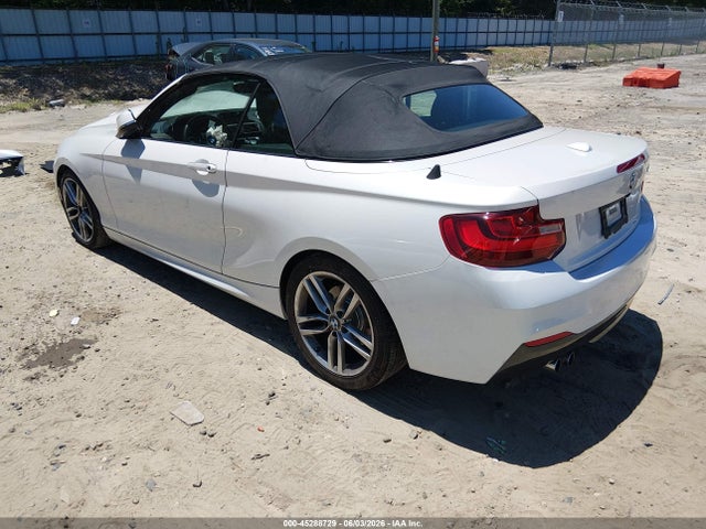 45288729 :رقم المزاد ، WBA1K9C56GV710363 vin ، 2016 Bmw 228i مزاد بيع