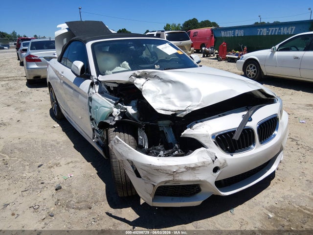 45288729 :رقم المزاد ، WBA1K9C56GV710363 vin ، 2016 Bmw 228i مزاد بيع