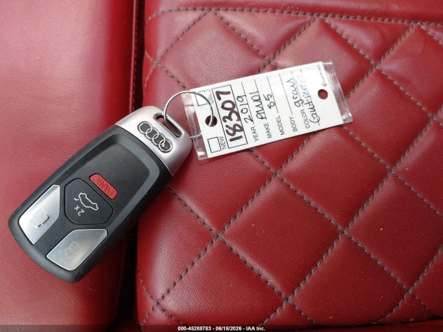 Продажа на аукционе авто 2019 Audi S5 3.0t Premium, vin: WAUB4CF5XKA095582, номер лота: 45288783