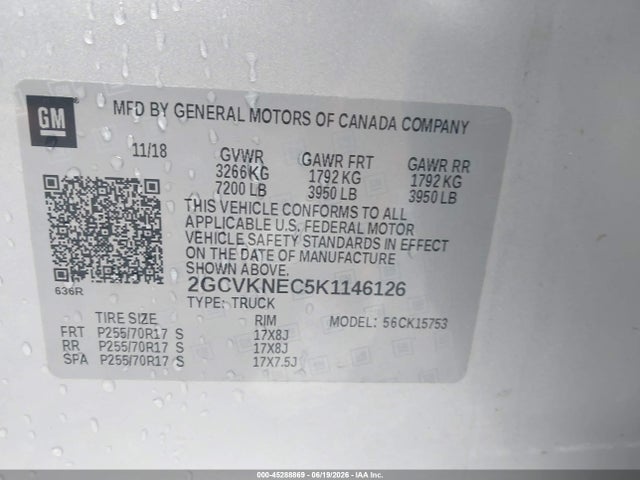 Chevrolet Silverado 1500 Ld Wt 2019 2GCVKNEC5K1146126 Image 9