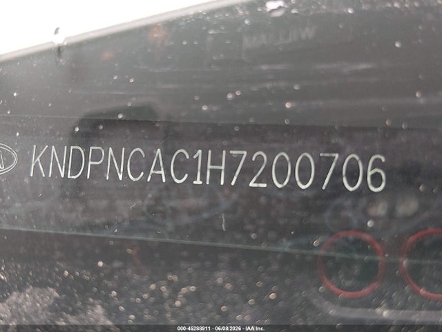 KNDPNCAC1H7200706 KIA Sportage Ex
