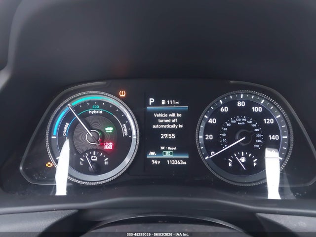 2023 Hyundai Sonata Hybrid Blue მანქანა იყიდება აუქციონზე, vin: KMHL24JJ1PA060844, აუქციონის ნომერი: 45289039