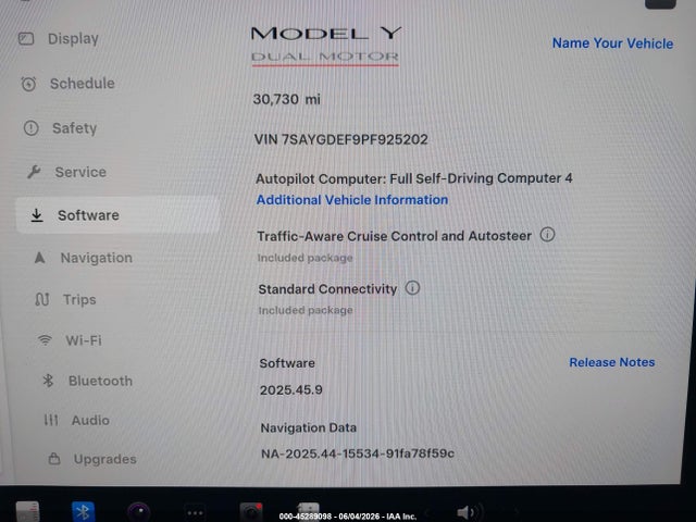 Продажа на аукционе авто 2023 Tesla Model Y Performance Dual Motor All-wheel Drive, vin: 7SAYGDEF9PF925202, номер лота: 45289098