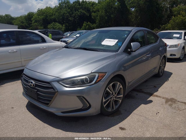 2017 Hyundai Elantra Limited მანქანა იყიდება აუქციონზე, vin: 5NPD84LFXHH030400, აუქციონის ნომერი: 45289224